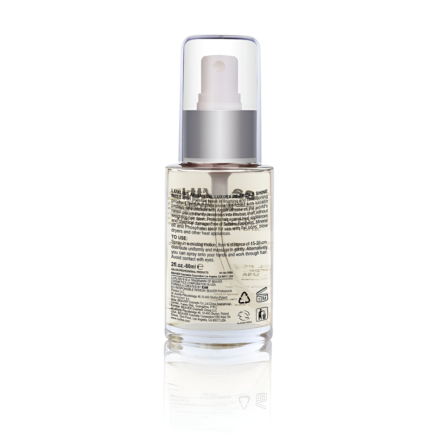 LUXLISS ARGAN OIL LUXURY Спрей за Изглаждане и Блясък 60ML