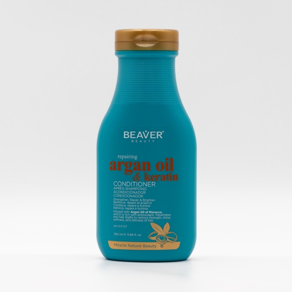 Beaver Repairing Argan Oil & Keratin Conditioner-350мл.- Кондиционер с Арган и Кератин 350мл