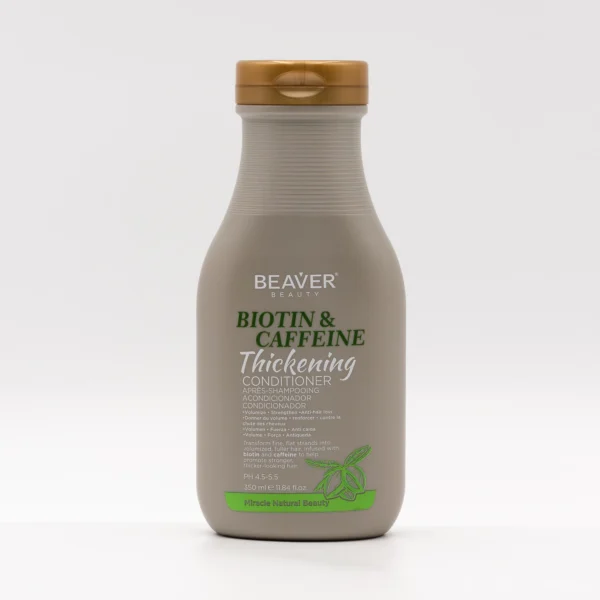 BEAVER Strengthening Conditioner with Biotin & Caffeine - Подхранващ и уплътняващ Балсам с Биотин и Кофеин 350мл