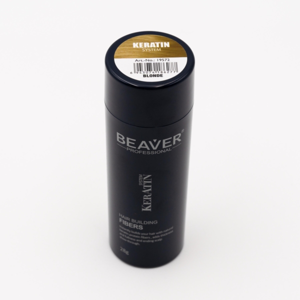 BEAVER Keratin Hair Building Fibers – Кератинови фибри за уплътняване на косата 28гр. - Blonde