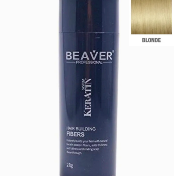 BEAVER Keratin Hair Building Fibers – Кератинови фибри за уплътняване на косата 28гр. - Blonde