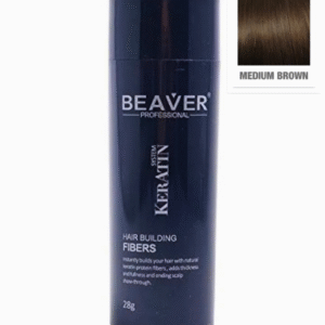 BEAVER Keratin Hair Building Fibers – Кератинови фибри за уплътняване на косата 28гр- Medium Brown