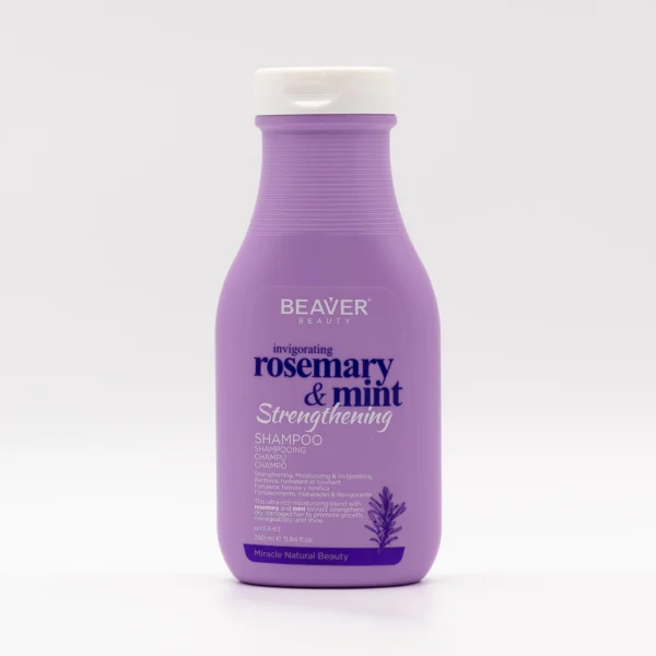 BEAVER Professional Rosemary & Mint Strengthening Shampoo- 350мл